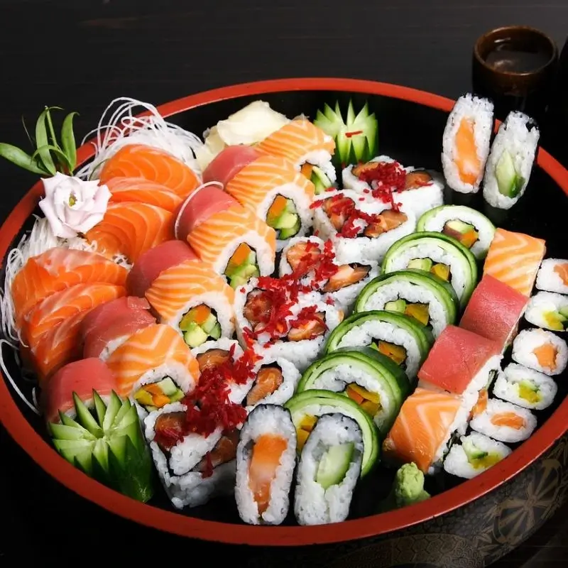 Abnehmenrezepte mit Sushi